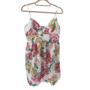 Walter Baker Vanessa Gardenia Lace Mini Dress Floral Multi Color W71669 Size 6